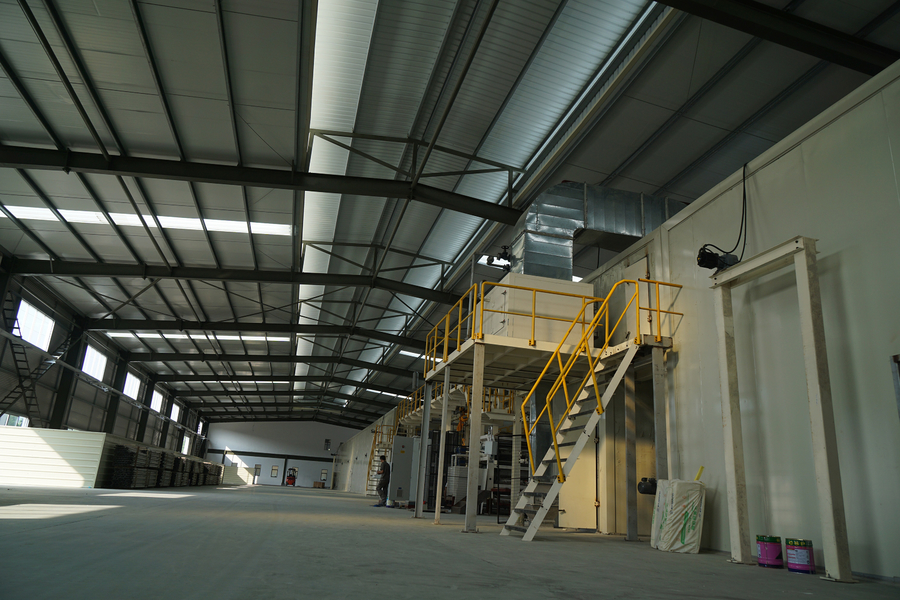 WEEM Abrasives Produktionslinie des Herstellers