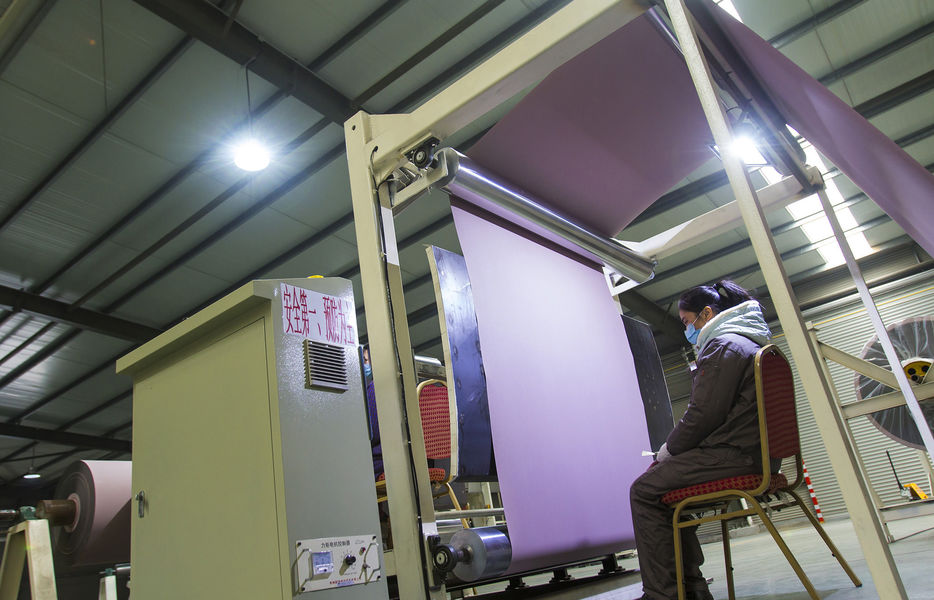 WEEM Abrasives Produktionslinie des Herstellers