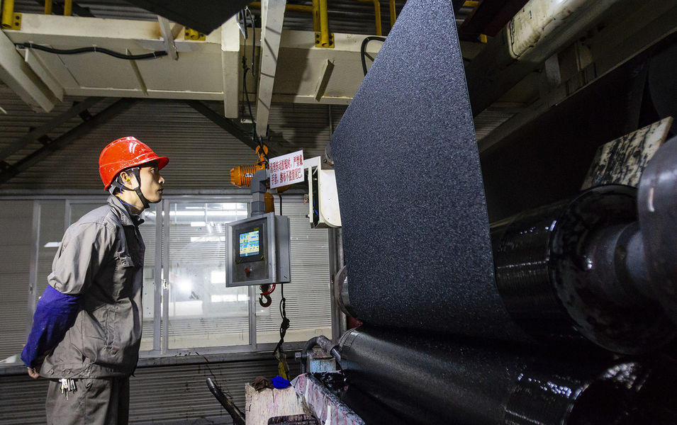 WEEM Abrasives Produktionslinie des Herstellers