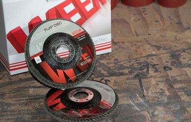 Aluminium-Oxid-Harz-gebundene Abrasive Flap Discs 4 1/2 Größe