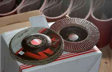 Aluminium-Oxid-Harz-gebundene Abrasive Flap Discs 4 1/2 Größe
