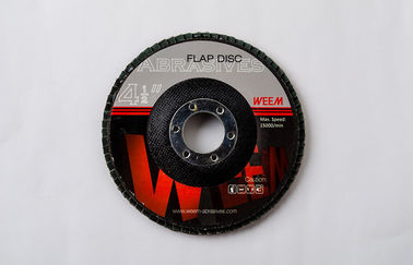 Aluminium-Oxid-Harz-gebundene Abrasive Flap Discs 4 1/2 Größe