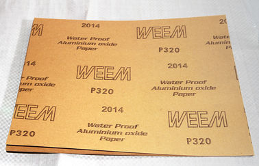 WEEM 2014-01 Elektrobeschichtete Aluminium-Sandpapierblätter für das nasse und trockene Schleifen