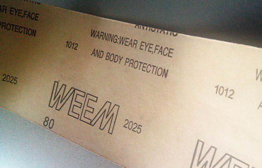 2025-01 Fußbodenschleifwerk Aluminiumoxid Abrasivpapier Rollen / halb offen beschichtet