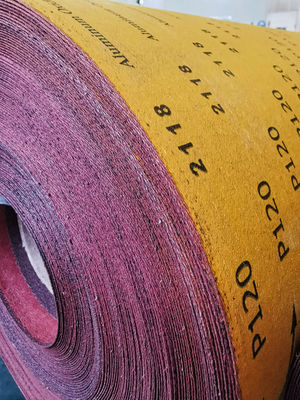 2118 Fao Schließungsbeschichtete Xy-Stoff Abrasive 370 mm / 54' Jumbo Breite