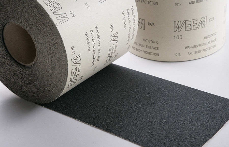 50 Yards Floor Sanding Abrasive Stoffrollen / Stoffunterstützte Sandpapierrolle P24-P100 Grit