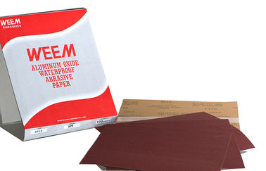 Korn-Sandpapier-Blätter des Aluminiumoxyd-P320 mit wasserdichtem Kraftpapier